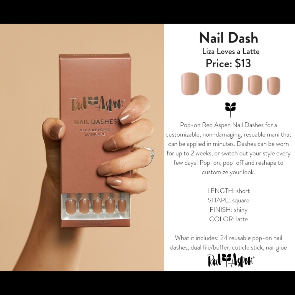 Red Aspen Nail Dashes